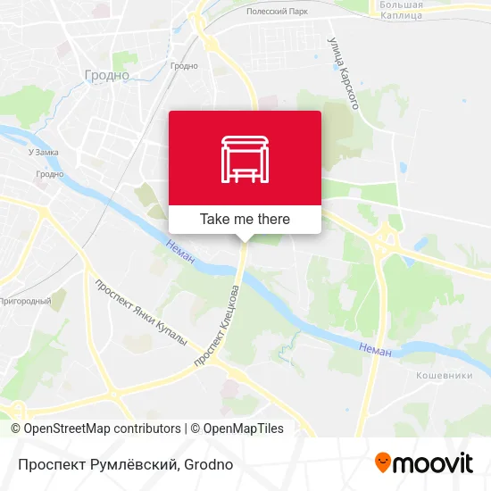 Проспект Румлёвский map