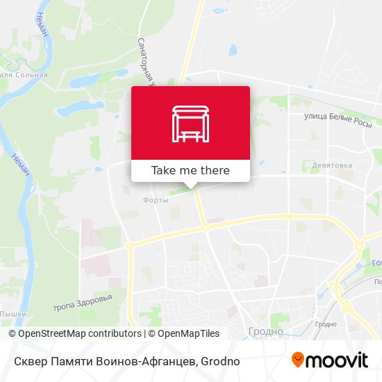 Сквер Памяти Воинов-Афганцев map