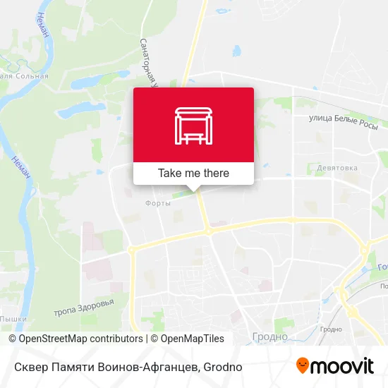 Сквер Памяти Воинов-Афганцев map
