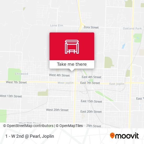 Mapa de 1 - W 2nd @ Pearl