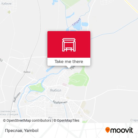 Преслав map
