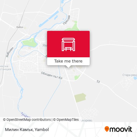 Милин Камък map