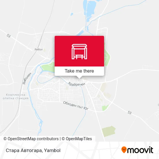 Стара Автогара map