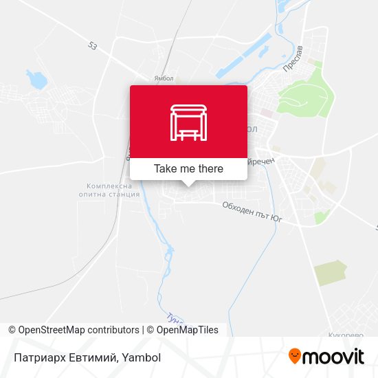 Карта Патриарх Евтимий