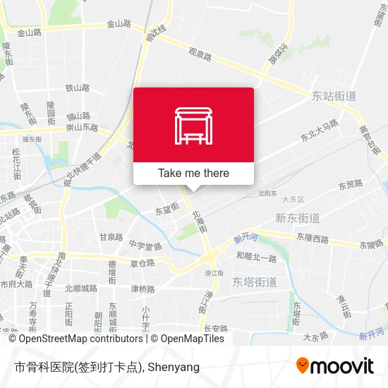 市骨科医院(签到打卡点) map