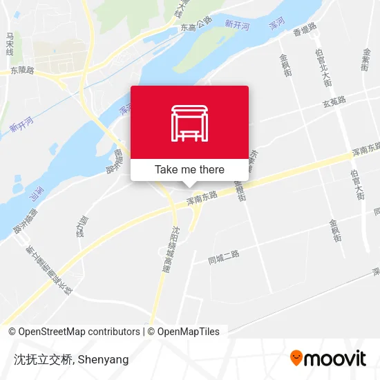 沈抚立交桥 map