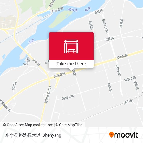 东李公路沈抚大道 map