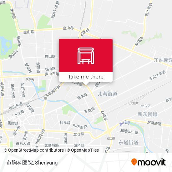 市胸科医院 map