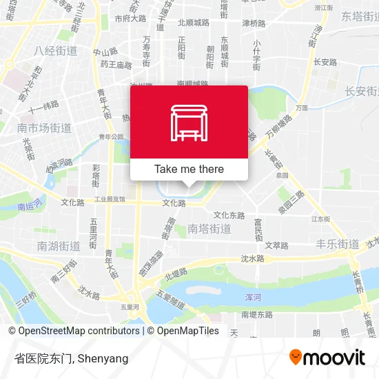 省医院东门 map