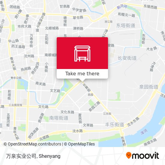 万泉实业公司 map