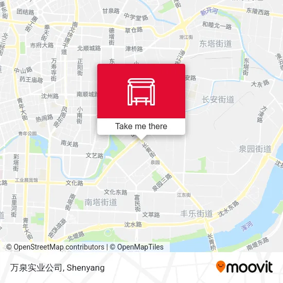 万泉实业公司 map