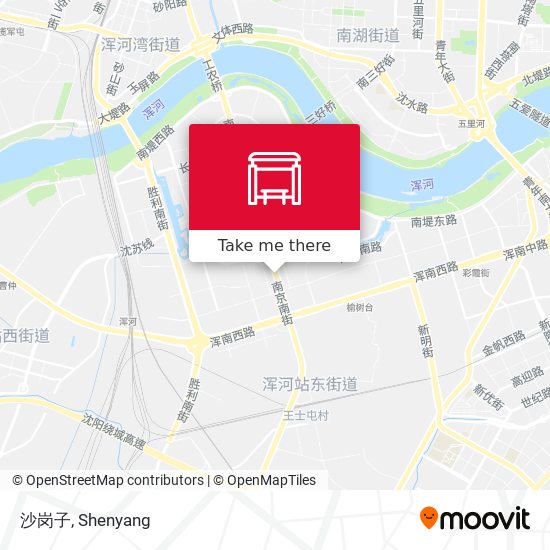 沙岗子 map