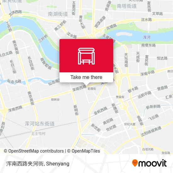 浑南西路夹河街 map