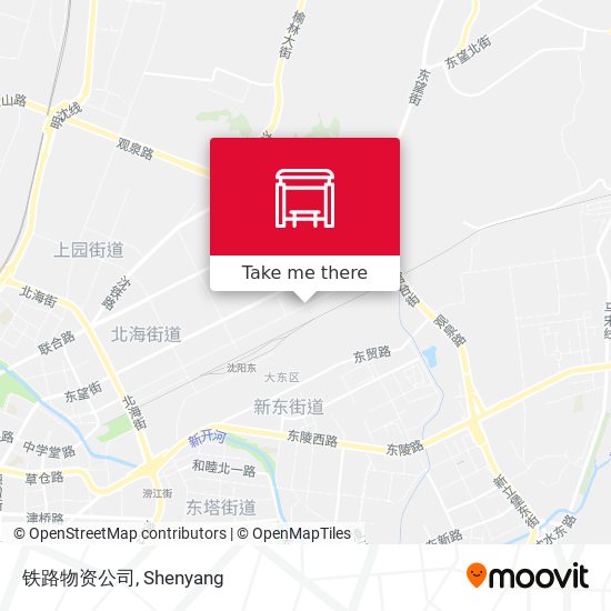 铁路物资公司 map