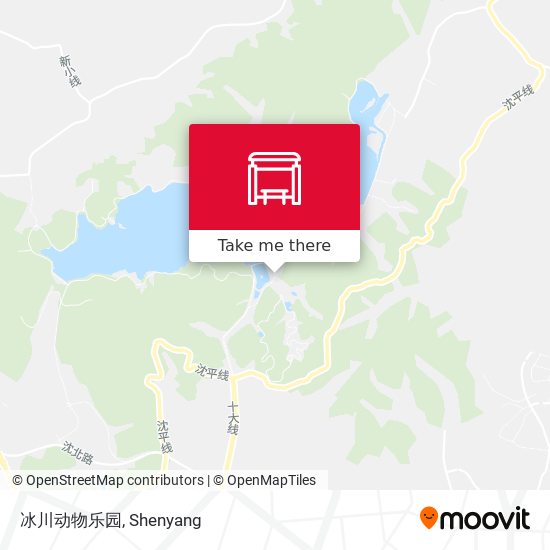 冰川动物乐园 map