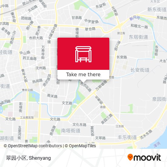 翠园小区 map