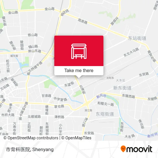 市骨科医院 map