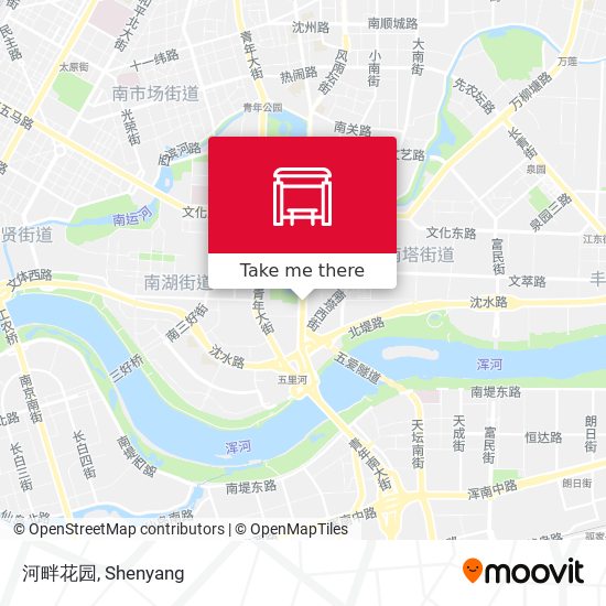 河畔花园 map