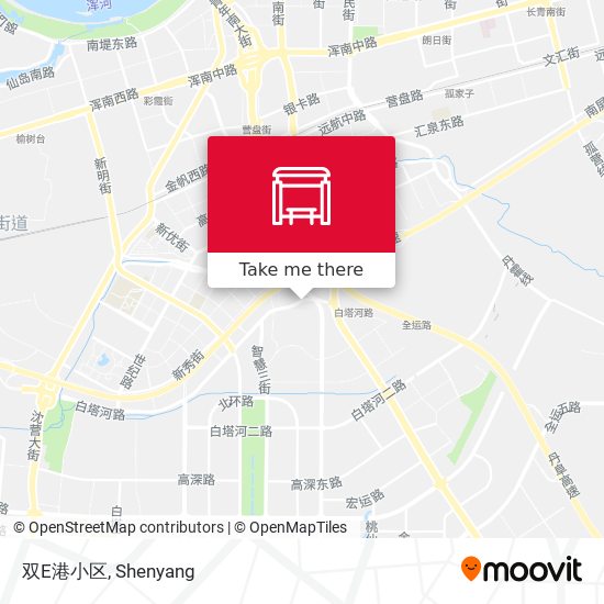 双E港小区 map