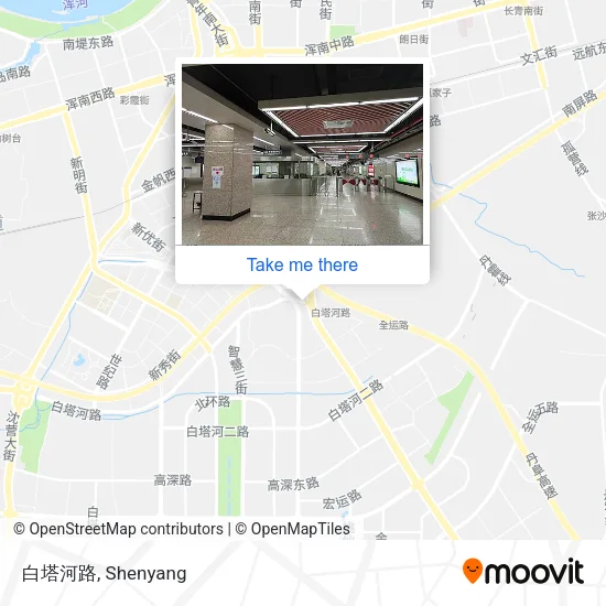白塔河路 map