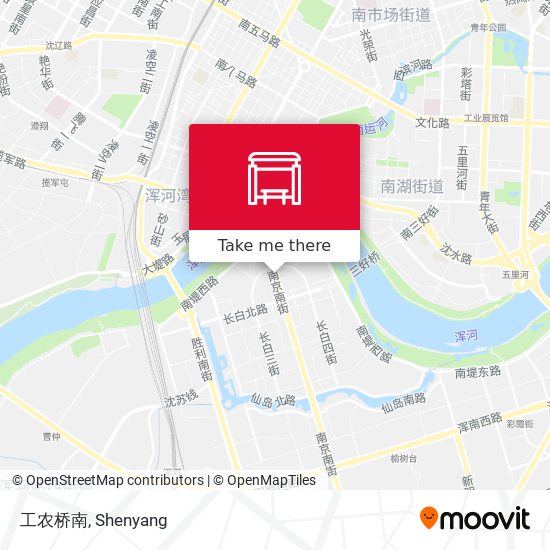 工农桥南 map