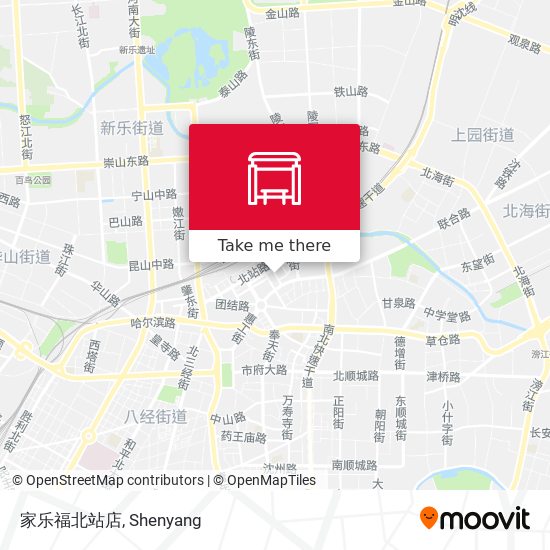 家乐福北站店 map