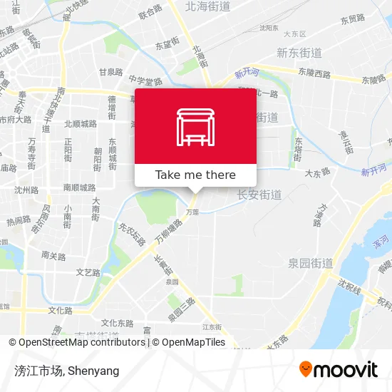 滂江市场 map