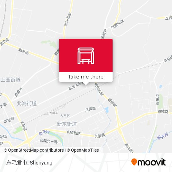 东毛君屯 map