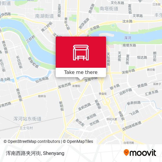 浑南西路夹河街 map