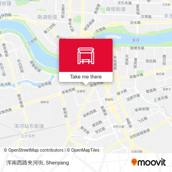 浑南西路夹河街 map