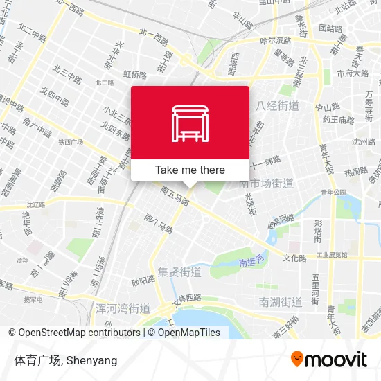 体育广场 map