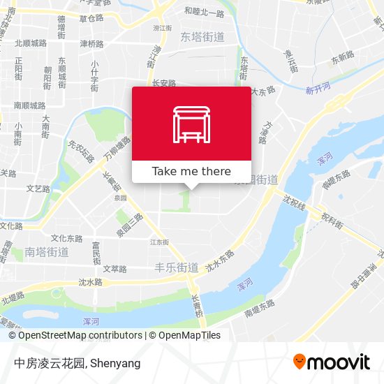 中房凌云花园 map