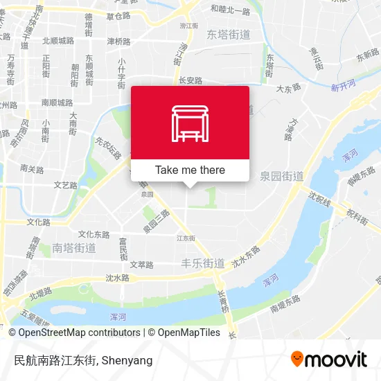 民航南路江东街 map