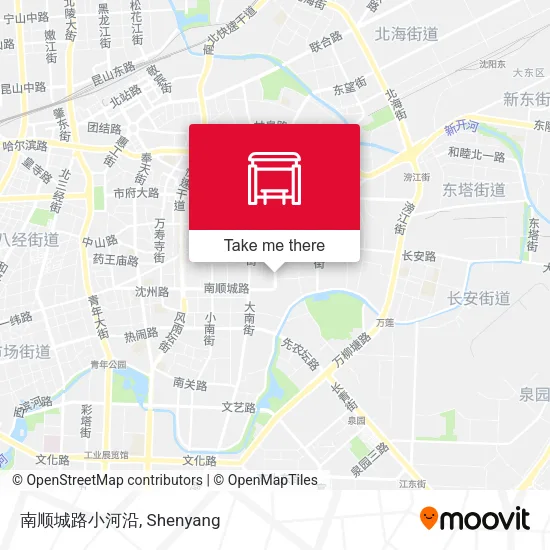 南顺城路小河沿 map