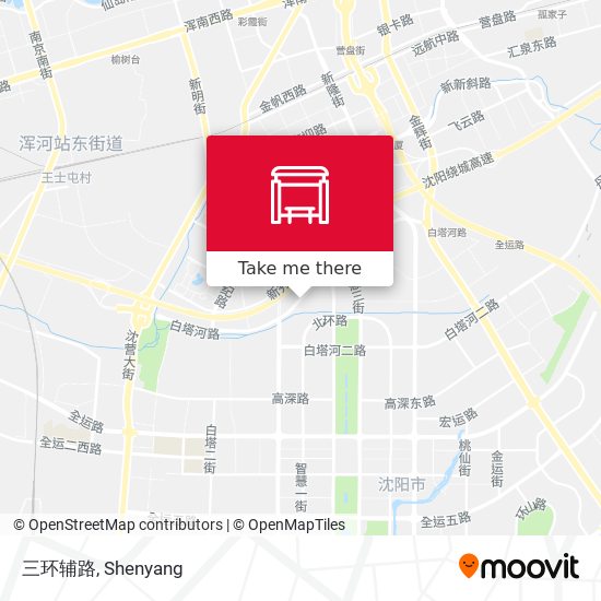 三环辅路 map