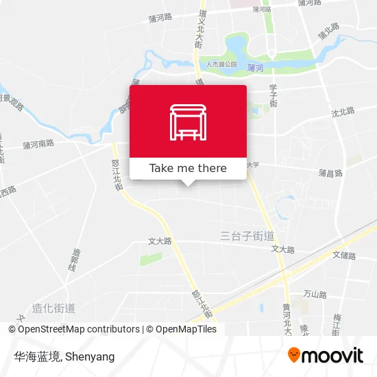 华海蓝境 map