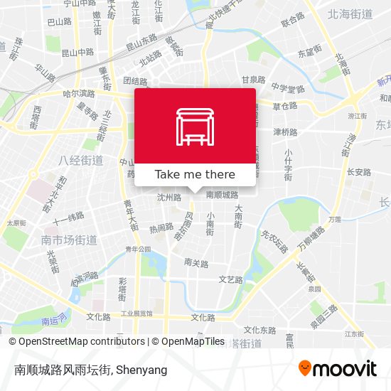 南顺城路风雨坛街 map