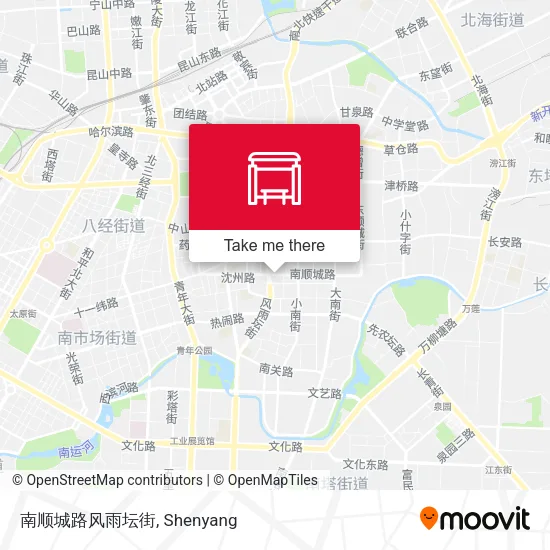 南顺城路风雨坛街 map
