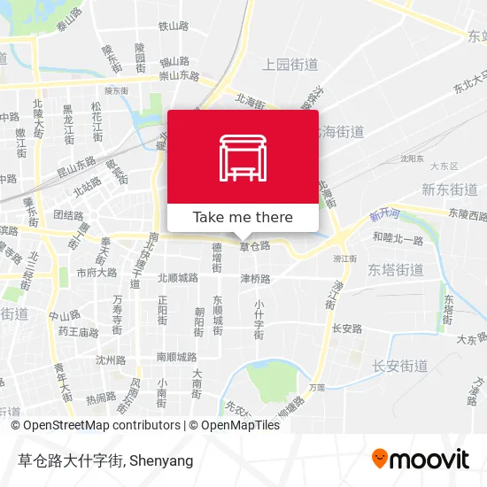 草仓路大什字街 map