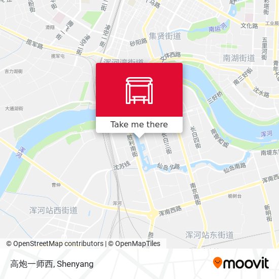 高炮一师西 map
