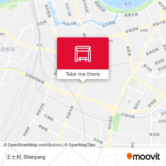 王士村 map