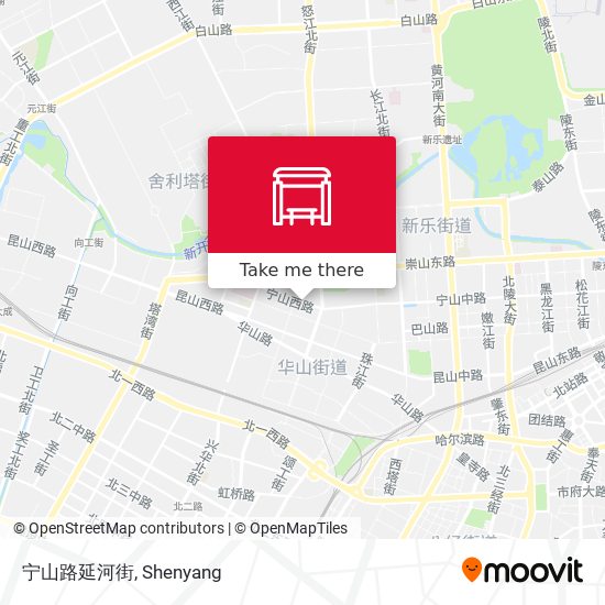 宁山路延河街 map