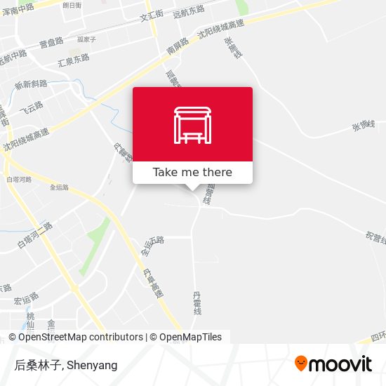 后桑林子 map