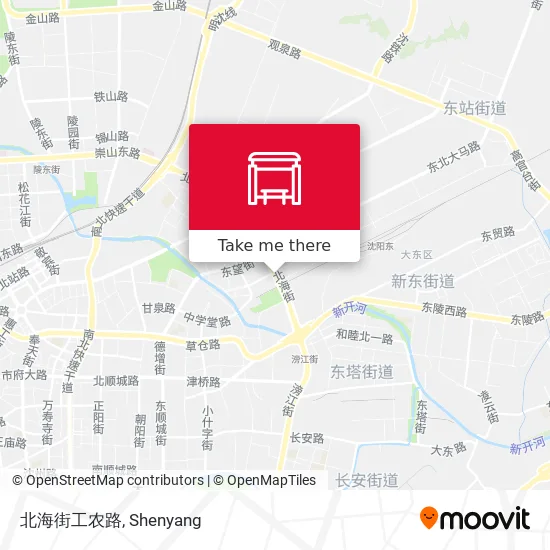 北海街工农路 map