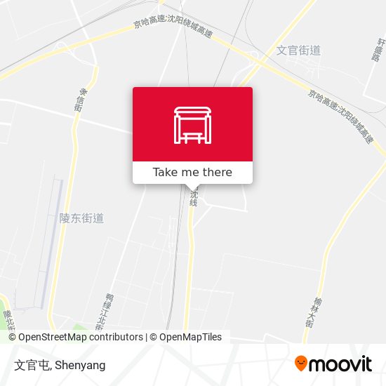 文官屯 map