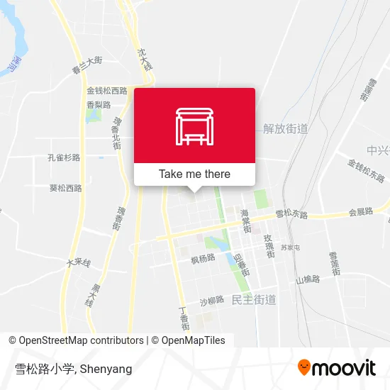 雪松路小学 map