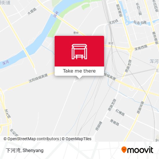 下河湾 map
