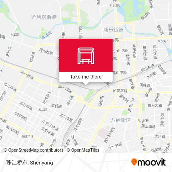 珠江桥东 map