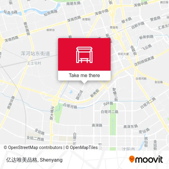 亿达唯美品格 map