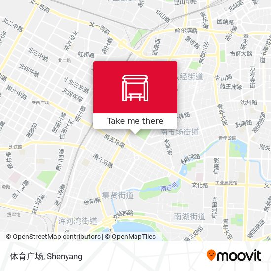 体育广场 map